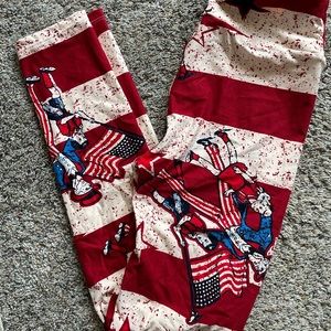 Tween 4th of July leggings!